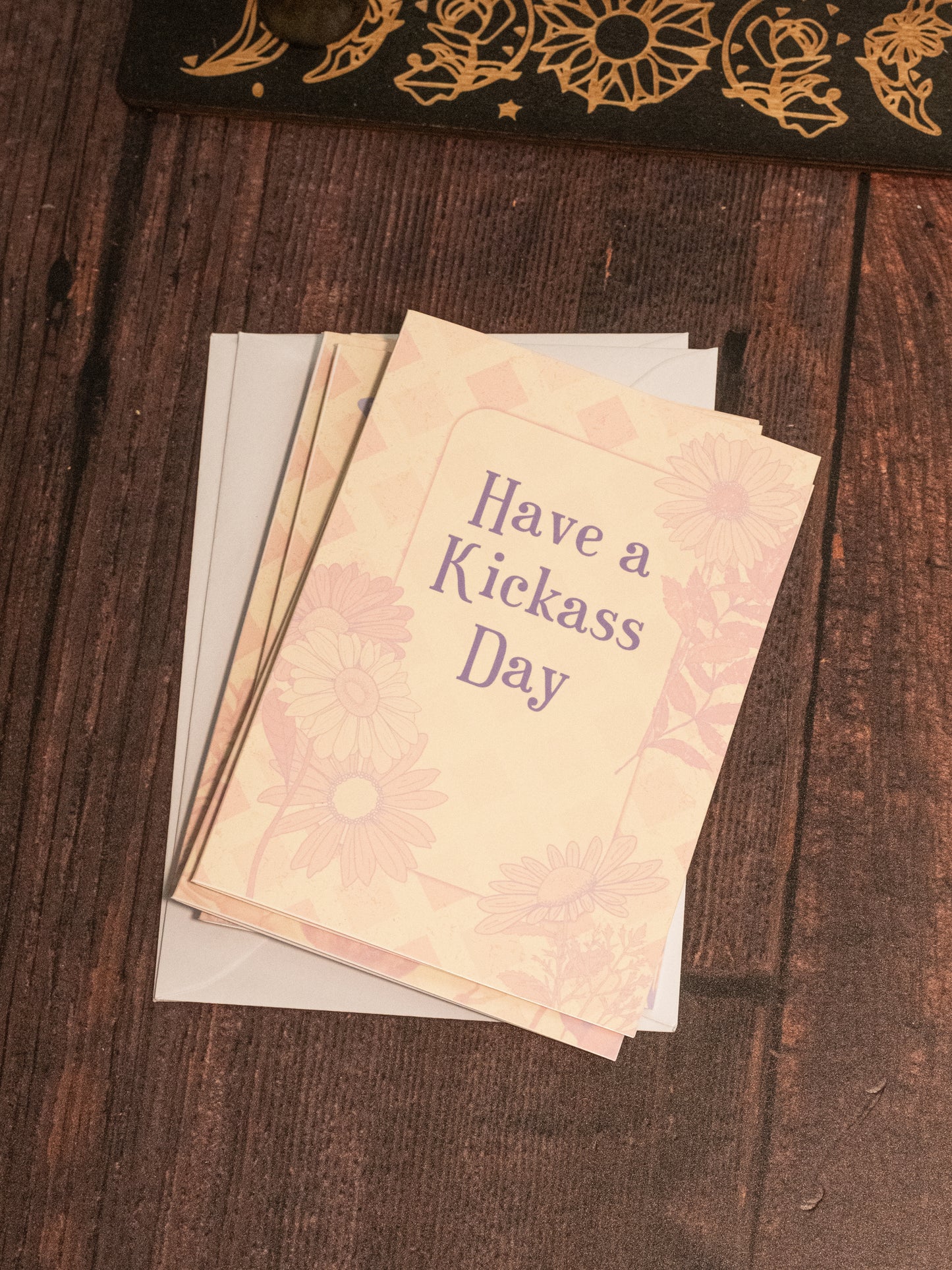Sweary Affirmation Greeting Card Pack - A6 - Pastel Plants Collection