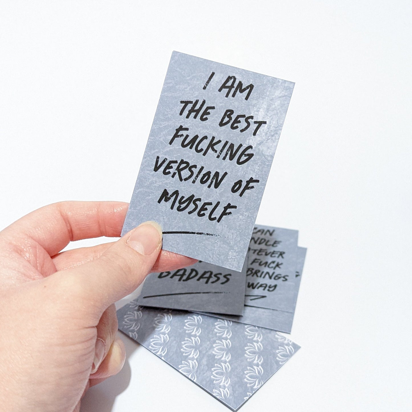 The Sweary Affirmation Shop - Custom Sweary Affirmation Deck | Funny Encouragement Cards