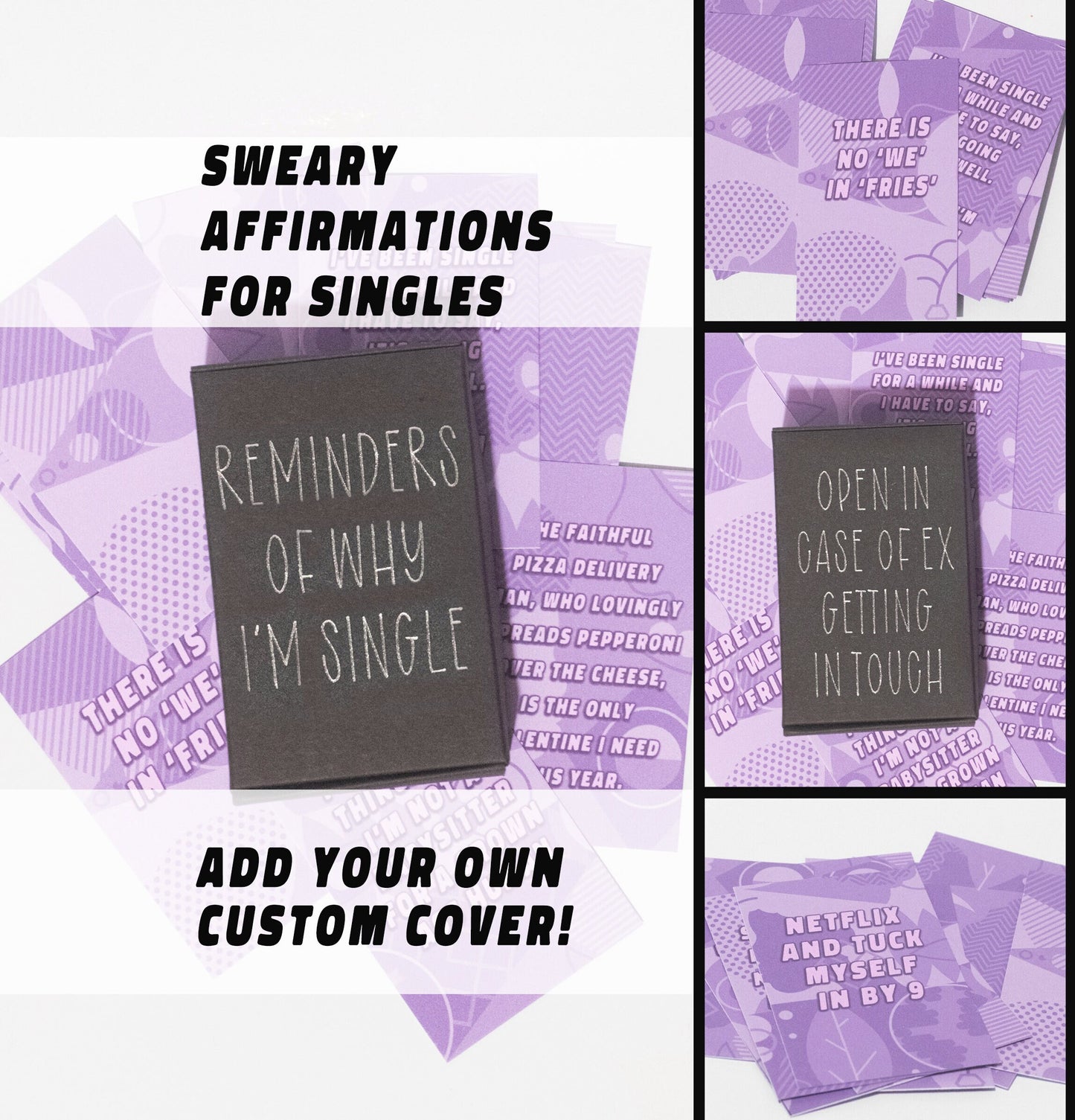 The Sweary Affirmation Shop - Empowering Affirmation Deck for Singles
