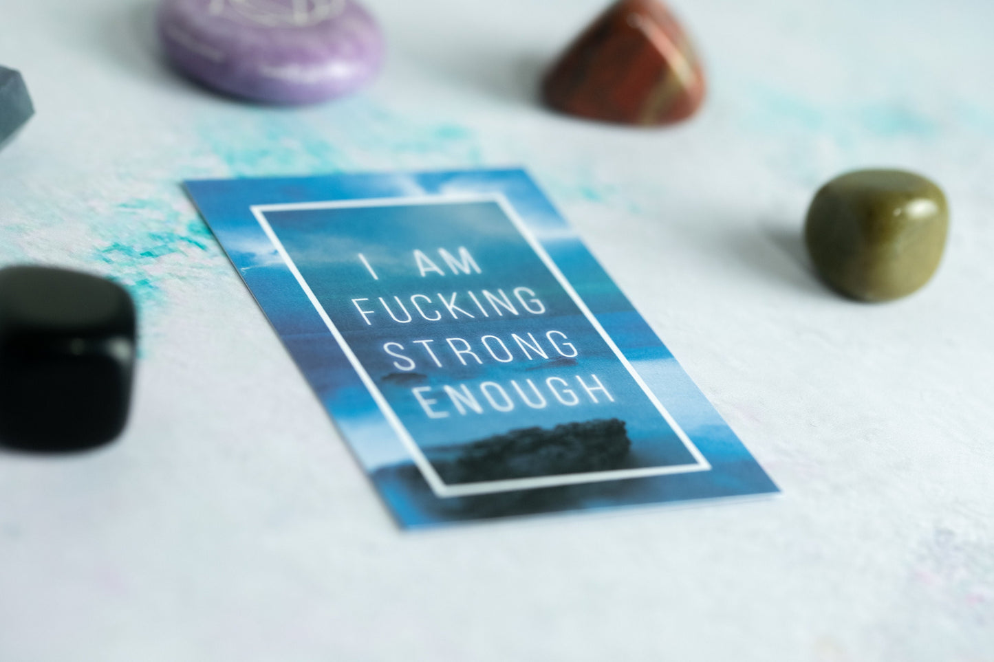The Sweary Affirmation Shop - Sweary Affirmation Cards - Neon Lights